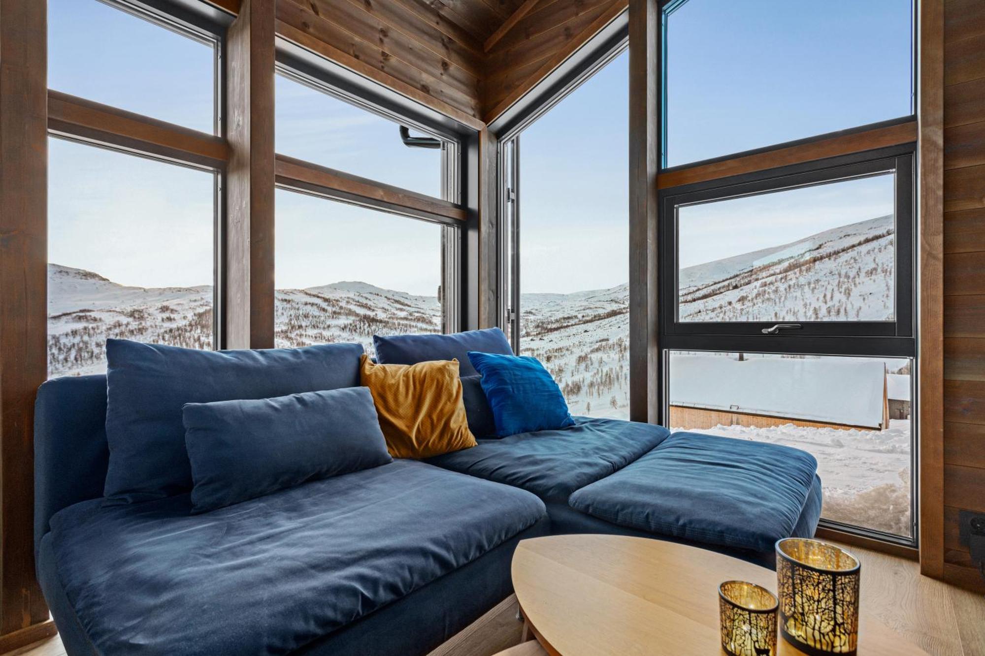 Exclusive Mountain Cabin With Spectacular Views At The Top Of Hodlekve With Possibility Of Extra Unit Согндал Экстерьер фото