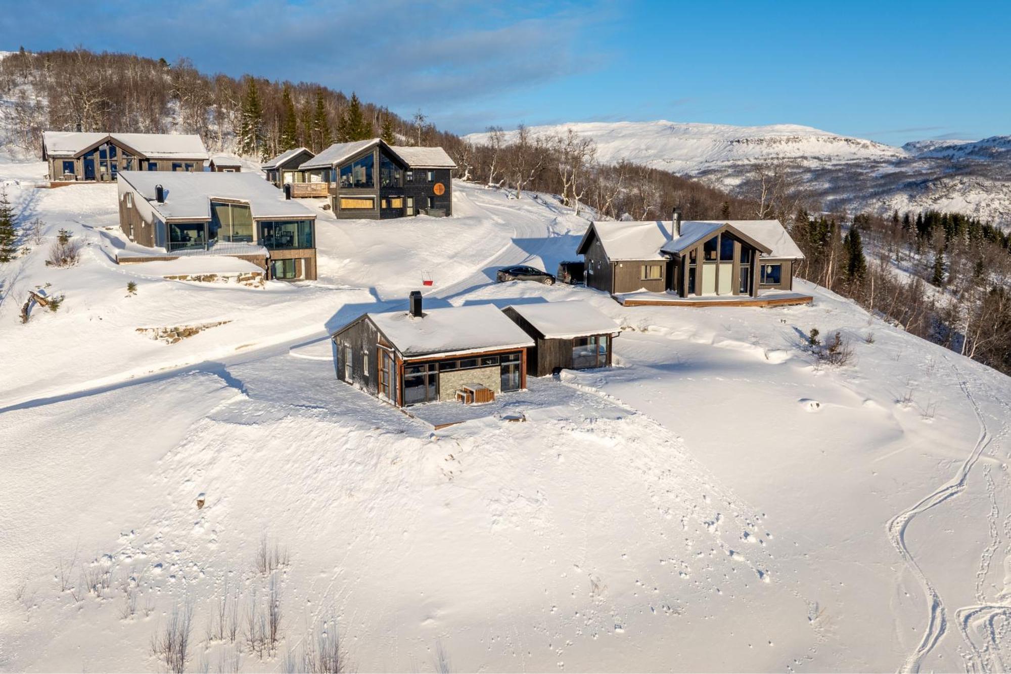 Exclusive Mountain Cabin With Spectacular Views At The Top Of Hodlekve With Possibility Of Extra Unit Согндал Экстерьер фото